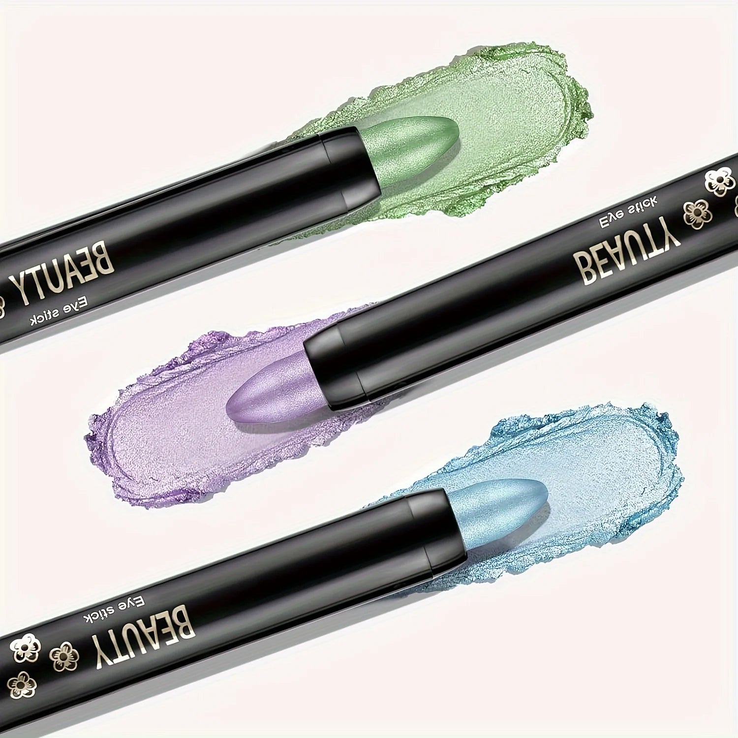 16-Color Pearlescent Glitter Eyeliner — Waterproof & Long-Lasting