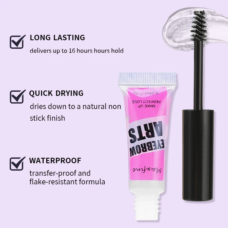 Waterproof Eyebrow Shaping Gel — Natural Clear Hold All Day