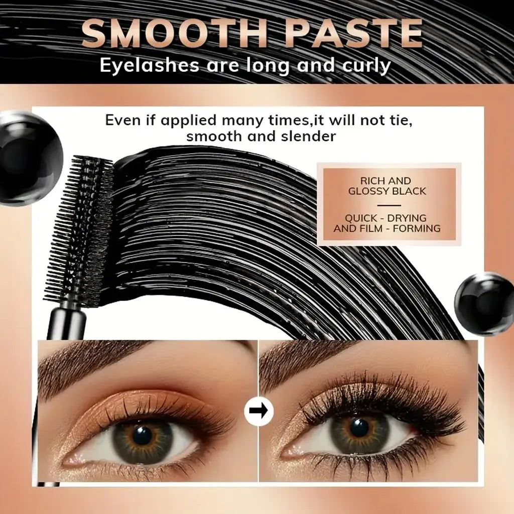 8D Silk Fiber Mascara — Waterproof, Thickening & Lengthening