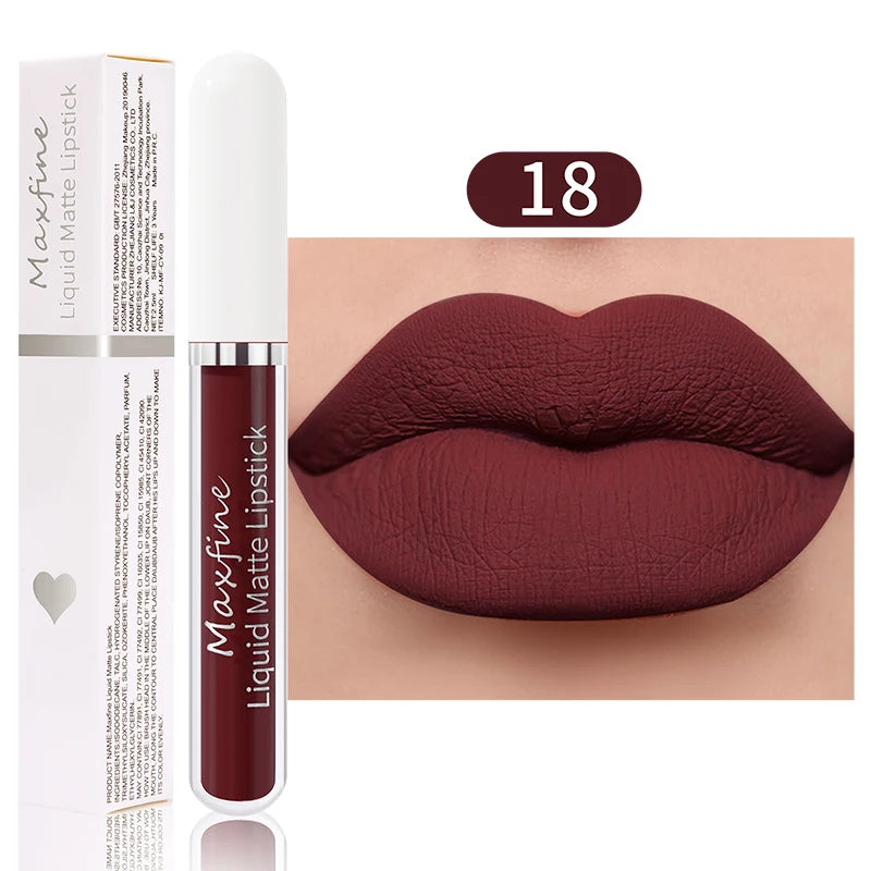 Velvet Matte Liquid Lipstick — Waterproof, Sexy & Long-Lasting